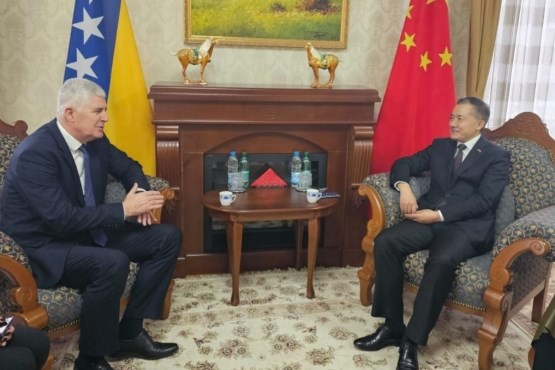 Zamjenik predsjedavajućeg Doma naroda dr. Dragan Čović susreo se s ambasadorom NR Kine u Bosni i Hercegovini